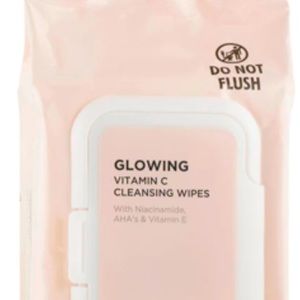 Global Beauty Care Glowing Vitamin C Cleansing Cloths, 25 Count